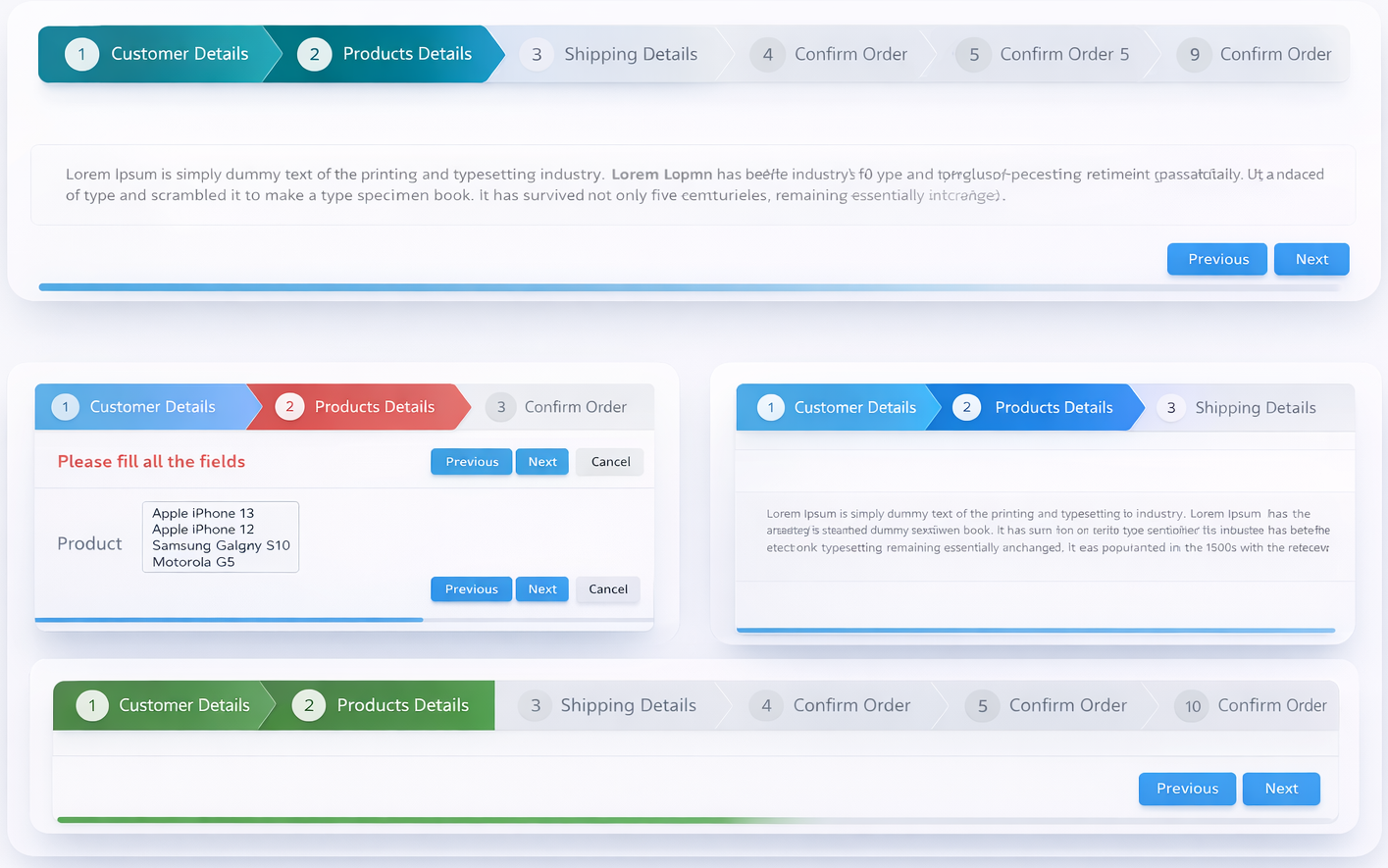 jQuery Smart Wizard screenshot